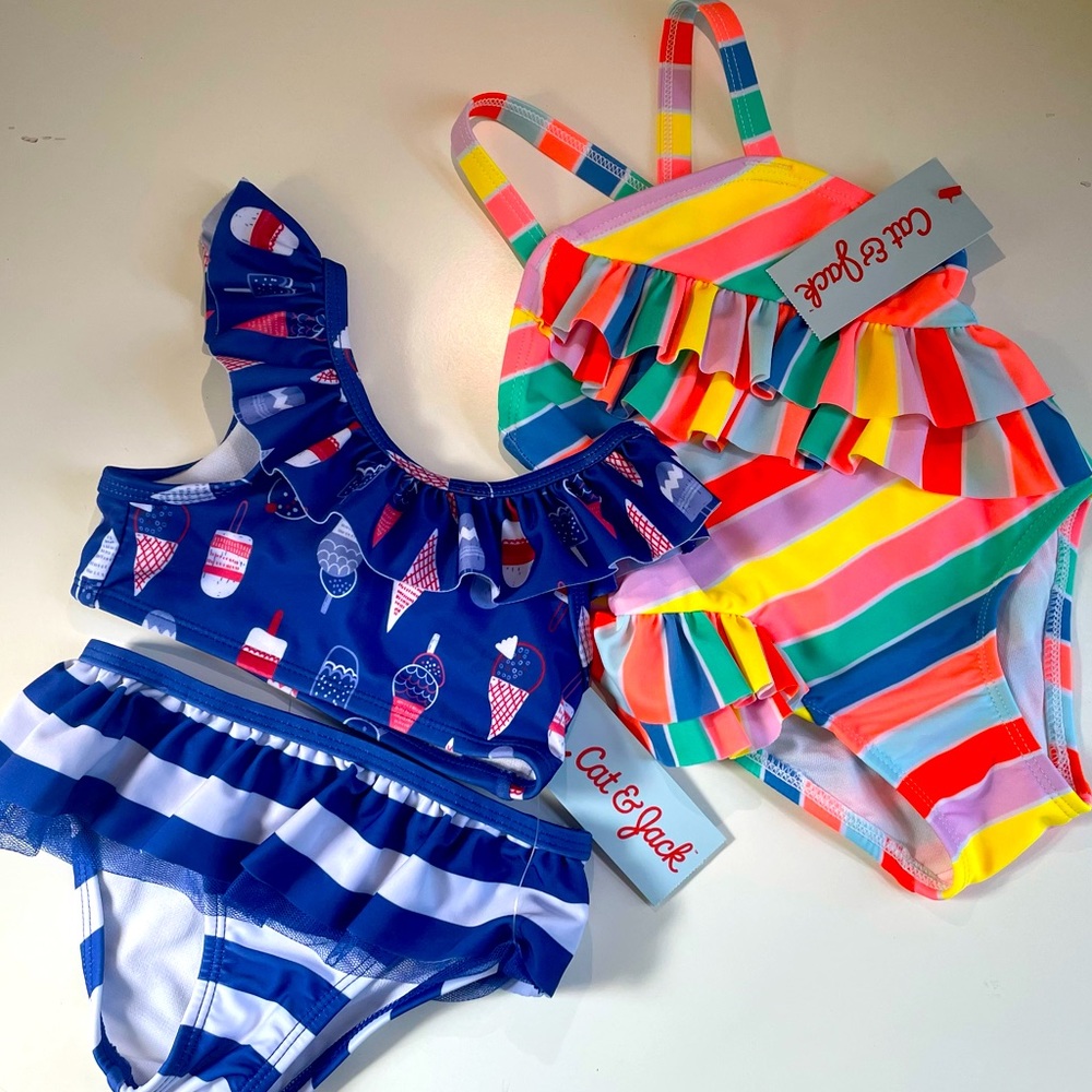 Bundle Cat and Jack Bathing suits